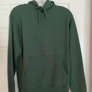 Dark green champion hoodie